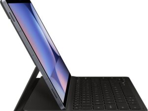 Husa Book Cover Keyboard Slim pentru Samsung Tab S10 Plus/S9+S9FE Plus, EF-DX820BBEGIT Black