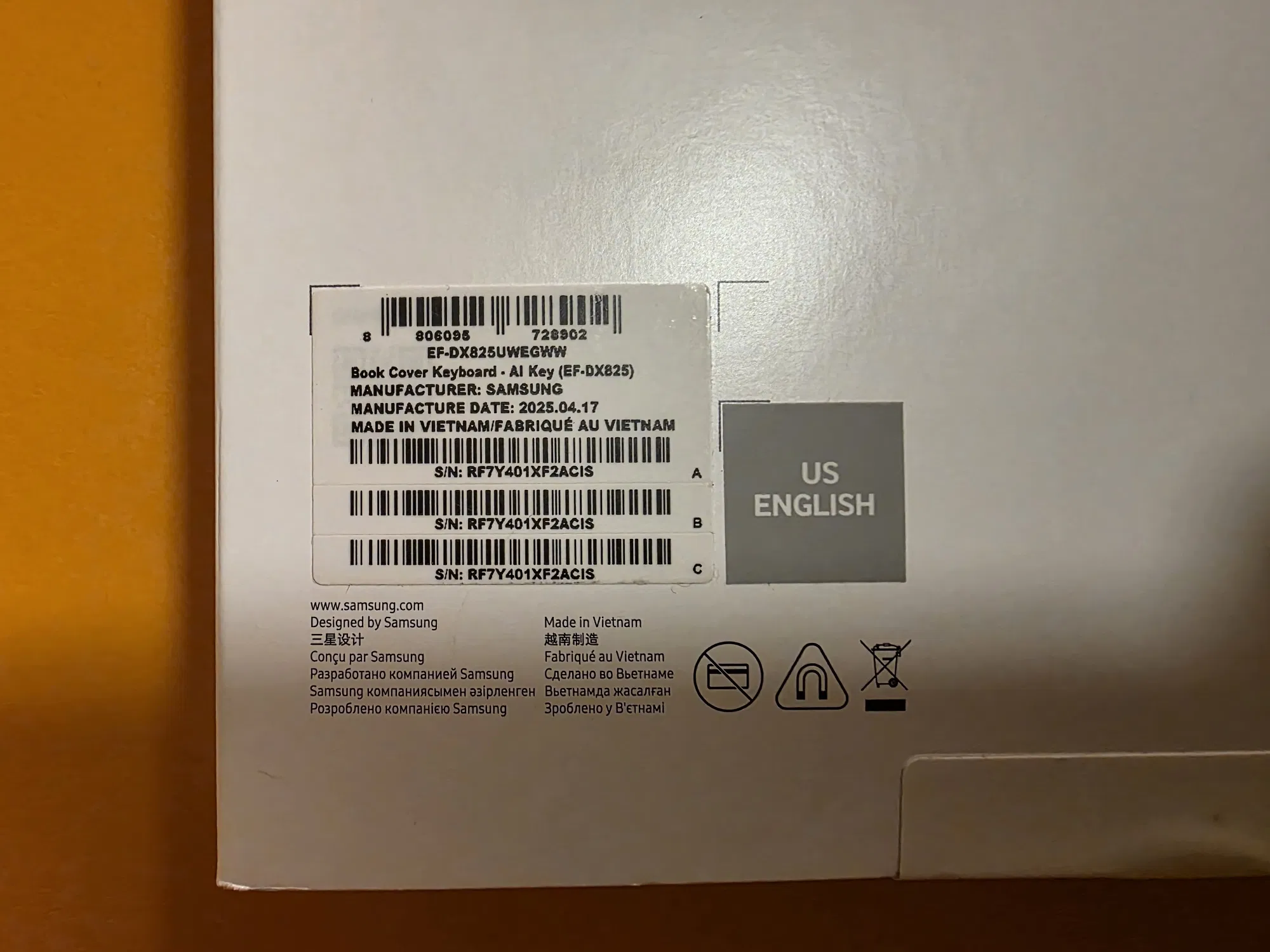 Husa Book Cover Keyboard Samsung S10 Plus/S9Plus/S9FE Plus open box - imagine 2