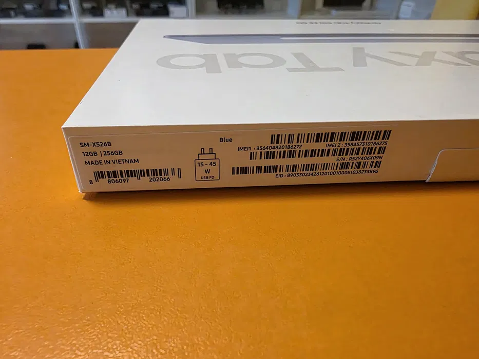 Samsung Tab S10 FE 5G 256gb 12gb ram Blue open box garantie Samsung - imagine 6