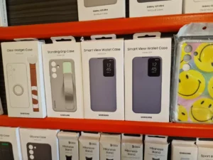 Huse originale pentru Samsung 24 Clear Gadget Case,Smart View Wallet