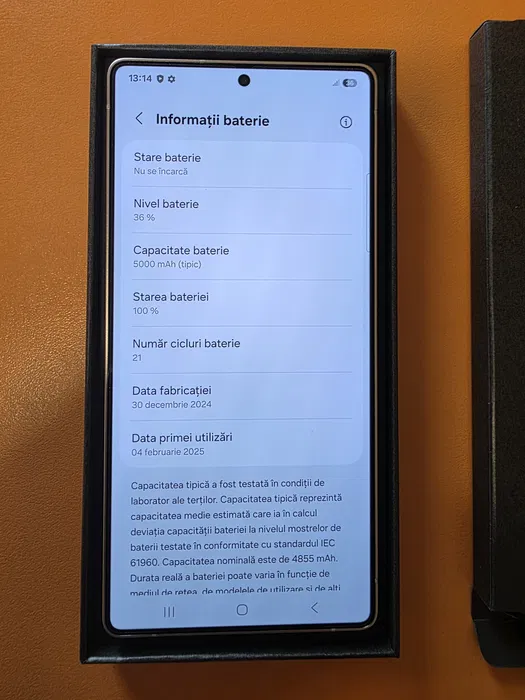 Samsung S25 Ultra 5G 512gb 12gb Whitesilver resigilat garantie Samsung - imagine 3