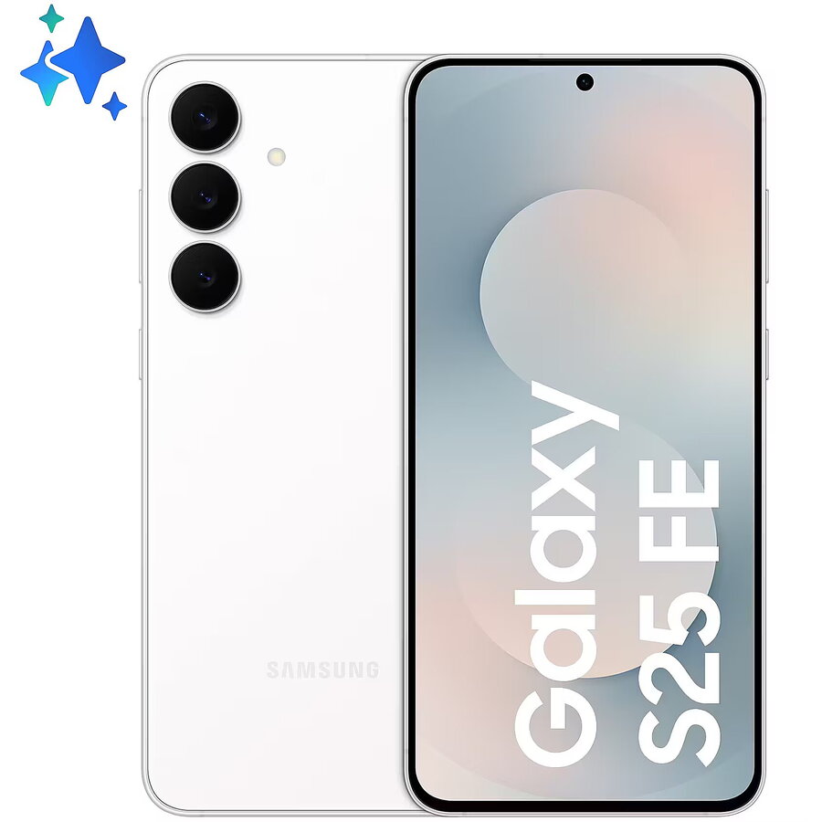 Smartphone Samsung Galaxy S25 FE 128GB 8GB RAM 5G Dual SIM White SM-S731BZWDEUE
