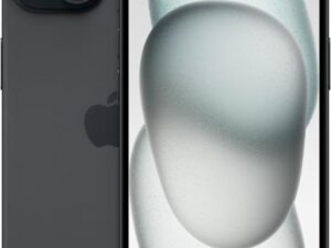 Smartphone Apple iPhone 15 128GB 6GB RAM 5G Black MTP03RX/A